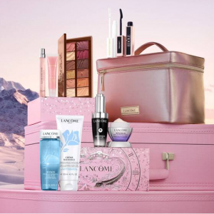 Lancome兰蔻Canada官网上新！2025圣诞换购大礼包 相当于2.4折含8件正装