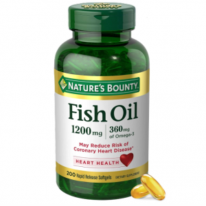 Nature's Bounty 深海鱼油 1200mg + Omega-3 200粒