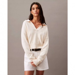 Calvin Klein Smooth Cotton Polo針織衫