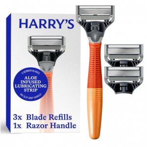 Harry's 男士剃须套装 含3个剃须刀片替换装 @ Amazon