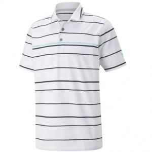 PUMA MATTR男士條紋Polo衫