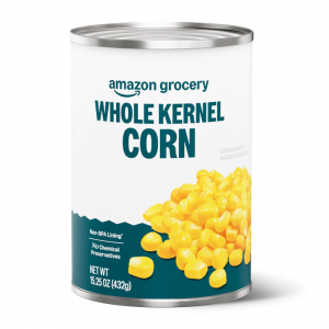 Amazon Grocery, Canned Whole Kernel Corn, 15.25 Oz @ Amazon