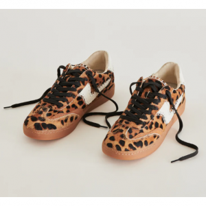Dolce Vita Notice Stitch Sneakers Dk Leopard Calf Hair only $89.90