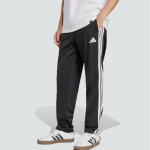 adidas men 3-Stripes Tricot Regular-Fit Open Hem Track Pants