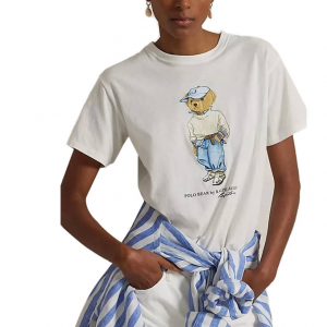20% Off Polo Ralph Lauren Bear-motif T-shirt @ FARFETCH USA