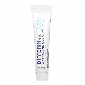 Differin, Adapalene Gel 0.1 % Acne Treatment, Fragrance Free, 0.5 oz (15 g)
