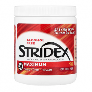 Stridex, 一步缓解无酒精痘痘软贴,90片