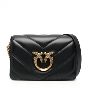 FARFETCH CA官网 PINKO Love Birds 绗缝斜挎包5折热卖  
