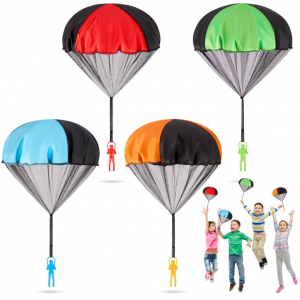 Yeeeasy 降落伞玩具 4件装 @ Amazon