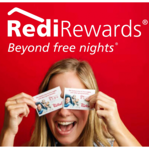 Join RediRewards & Easily redeem points for a free night, a 30% discount, and more @Red Roof