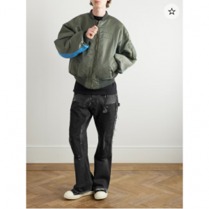 SAINT MXXXXXX Straight-Leg Distressed Patchwork Jeans