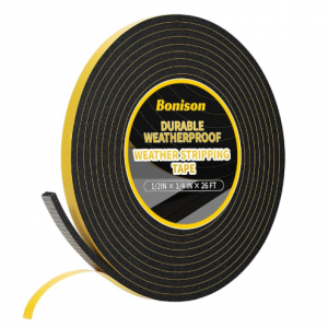 Bonison 门缝密封条 黑色 26英尺 @ Amazon