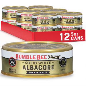 Bumble Bee 白长鳍吞拿鱼片 5oz 12罐 @ Amazon