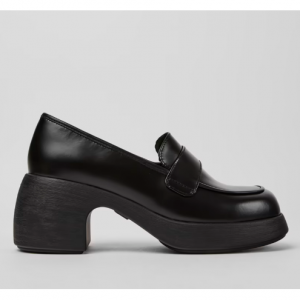 Thelma Black leather shoes