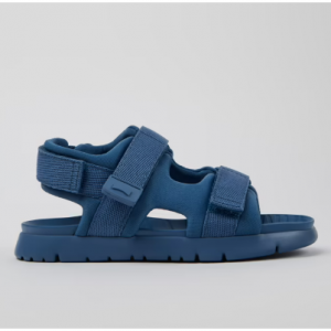 Oruga Blue Textile Sandals for Kids.