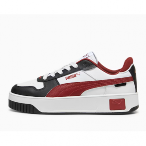 PUMA Carina Street Women's Sneakers only $32.99 in White-Intense Red black