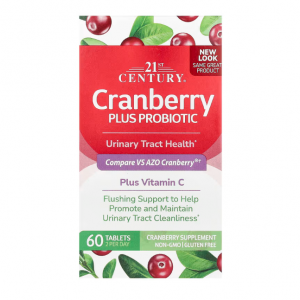 21st Century, 蔓越橘 + 益生菌，60 片装