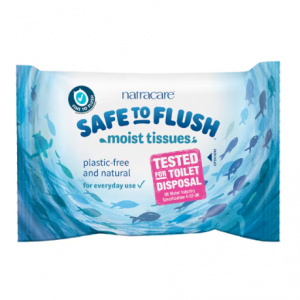 Natracare 有机天然可安全冲洗湿巾 -- 30 片