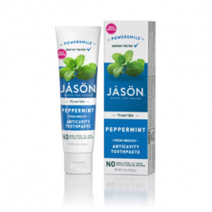 Jason Powersmile 防蛀含氟牙膏 薄荷味 -- 4.2 oz