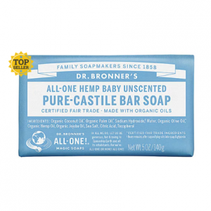 Dr. Bronner's 全效纯卡斯蒂利亚大麻婴儿无香皂 -- 5 oz