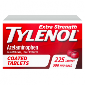 Tylenol 强效止痛药 500mg 225片@ Amazon