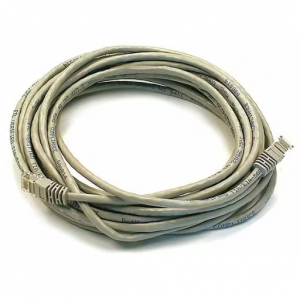 Ethernet Cable, Cat 6, Gray, 25 ft.