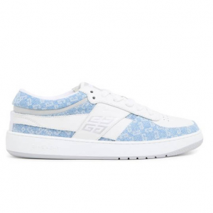 GIVENCHY G Move sneakers in mixed leathers and denim monogram 72
