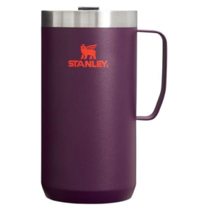 Stanley Stay-Hot Camp Mug 24 oz | BPA-Free | Plum @ Amazon