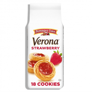 Pepperidge Farm Verona Strawberry Thumbprint Cookies, 6.75 OZ Bag (18 Cookies) @ Amazon