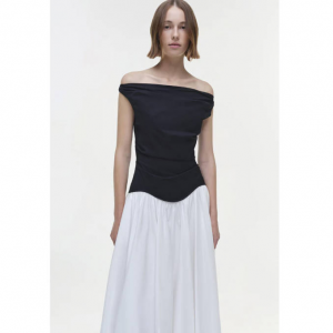 Simkhai Cersei Cotton 中长连衣裙