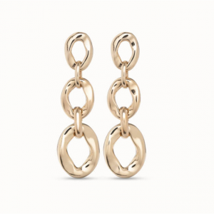 UNOde50 Drop earrings with 3 links