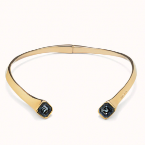 UNOde50 Necklace with black crystal