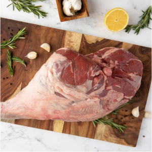 D'Artagnan 带骨羊腿（草饲）新鲜：平均6磅