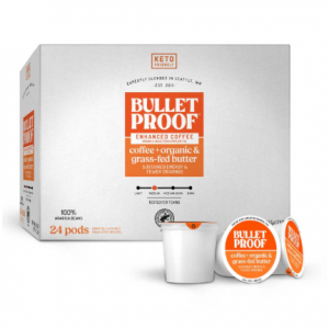 24 Pods Coffee + Butter Pods All-in-one Recipe, Original, Medium Roast