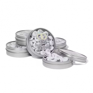 Just Married Wedding Favor Tins