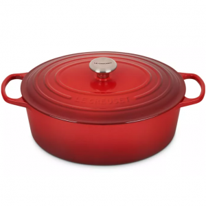 Le Creuset Signature 8夸脱椭圆形珐琅铸铁荷兰锅