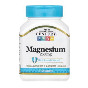 21st Century, 含鎂營養片，250 毫克，110 片