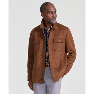 Club Room 男士仿麂皮夹克