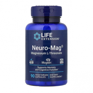 Life Extension, Neuro-Mag®，L-蘇氨酸鎂，90 粒素食膠囊（每粒膠囊 48 毫克）