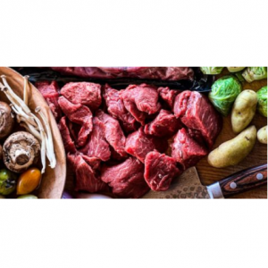 Grass Fed, Grass Finished Stew Beef 16 oz – 4 count