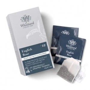 Whittard of Chelsea English Rose 25 Individually Wrapped Teabags
