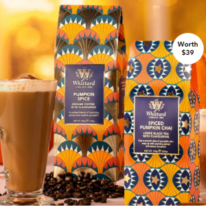 Whittard of Chelsea US 全场茶叶限时特卖 收英式早餐茶、伯爵茶、香料南瓜奶茶等