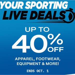 Sporting Life精选运动休闲服饰装备鞋子热卖 收Nike, adidas, The North Face, Columbia, BOSS,  Asics等