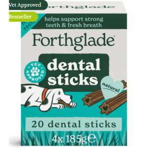 Plant based dog dental sticks, 5 Sticks (1 Bag)