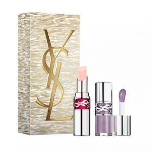 Yves Saint Laurent 圆管唇膏+啵啵唇冻2025圣诞礼盒