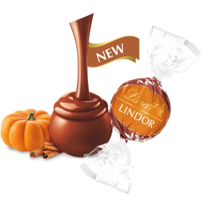 Lindt LINDOR 南瓜香料松露巧克力 800 粒装（353 oz）