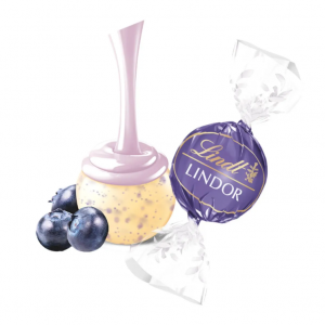 Lindt Blueberries and Cream LINDOR Truffles 800-pc Case (353 oz)