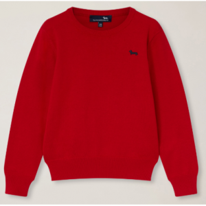 Crew-neck with logo embroidery