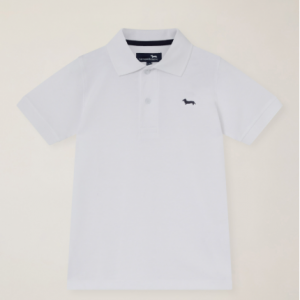 Piquet polo shirt with logo embroidery