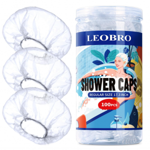 LEOBRO 一次性浴帽 17.3英寸 100个 @ Amazon